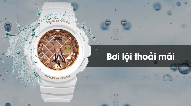 Đồng hồ Nữ Baby-G BGA-195M-7ADR chống nước Đồng hồ Nữ Baby-G BGA-195M-7ADR chống nước