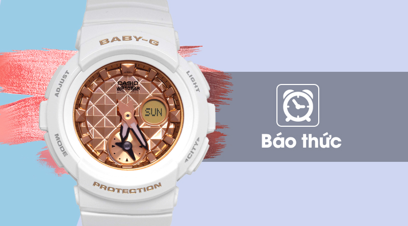 Đồng hồ Nữ Baby-G BGA-195M-7ADR có chức năng báo giờ Đồng hồ Nữ Baby-G BGA-195M-7ADR có chức năng báo giờ