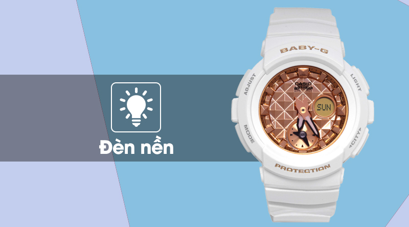 Đồng hồ Nữ Baby-G BGA-195M-7ADR trang bị đèn led Đồng hồ Nữ Baby-G BGA-195M-7ADR trang bị đèn led