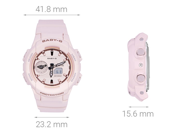 Đồng hồ BABY-G 41.8 mm Nữ BGA-230SA-4ADR Màu Hồng