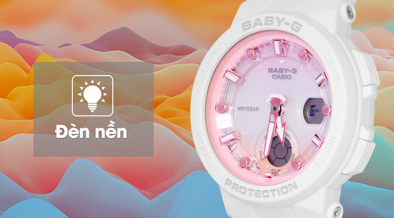 Đồng hồ Nữ Baby-G BGA-250-7A2DR trang bị đèn led