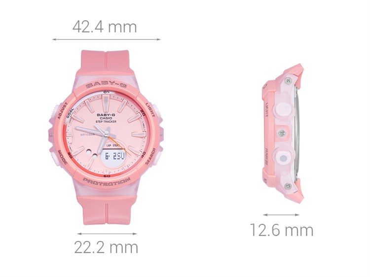 Đồng hồ Nữ Baby-G BGS-100-4ADR Màu Hồng