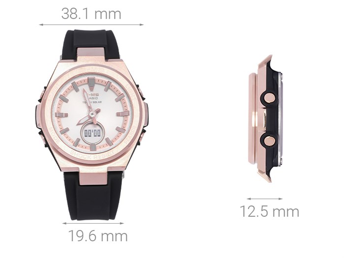 Đồng hồ BABY-G 38.1 mm Nữ MSG-S200G-1ADR Màu Đen