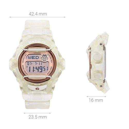 Đồng hồ BABY-G BG-169 42.4 mm Nữ BG-169G-7BDR Màu Trắng