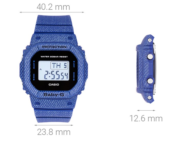 Đồng hồ BABY-G 40.2 mm Nữ BGD-560DE-2DR Màu Xanh Dương