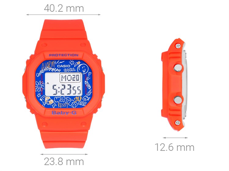 Đồng hồ BABY-G 40.2 mm Nữ BGD-560SK-4DR Màu Cam