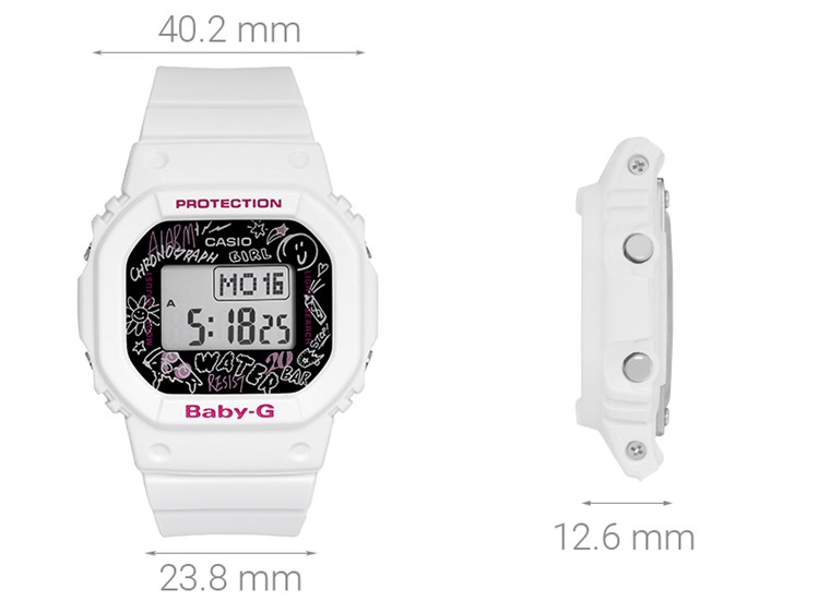 Đồng hồ BABY-G 40.2 mm Nữ BGD-560SK-7DR Màu Trắng