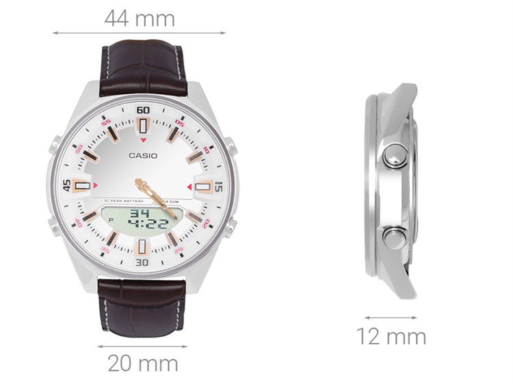 Đồng hồ Nam Casio AMW-830L-7AVDF Màu Nâu