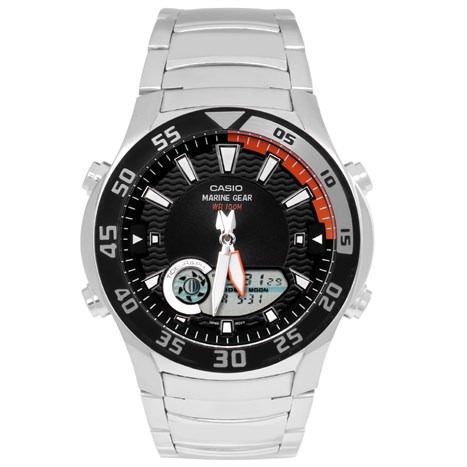 Đồng hồ Nam Casio AMW-710D-1AVDF Màu Bạc