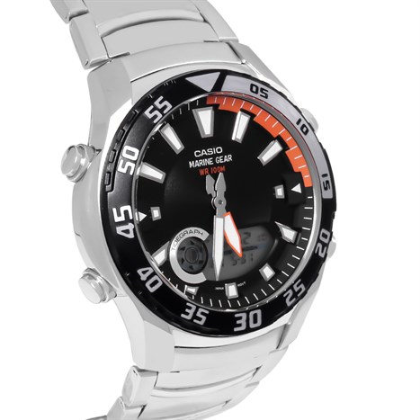 Đồng hồ Nam Casio AMW-710D-1AVDF Màu Bạc