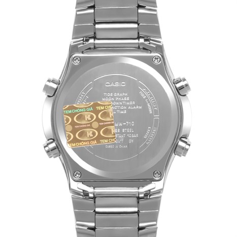 Đồng hồ Nam Casio AMW-710D-1AVDF Màu Bạc
