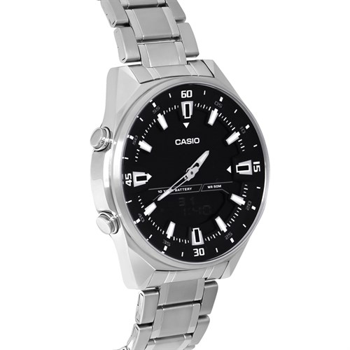Đồng hồ Nam Casio AMW-830D-1AVDF Màu Bạc