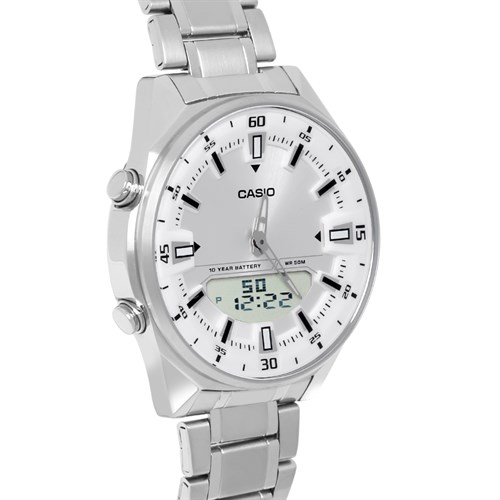 Đồng hồ Nam Casio AMW-830D-7AVDF Màu Bạc