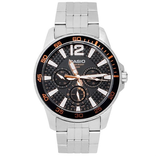 Đồng hồ Nam Casio MTD-330D-1A3VDF Màu Bạc