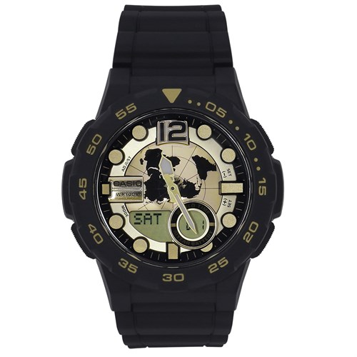 Đồng hồ CASIO 47.7 mm Nam AEQ-100BW-9AVDF Màu Đen