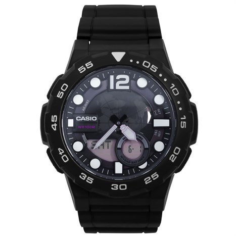Đồng hồ CASIO 47.7 mm Nam AEQ-100W-1AVDF Màu Đen
