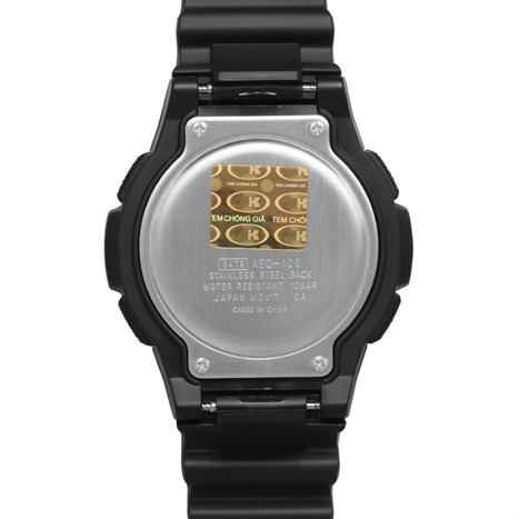 Đồng hồ CASIO 47.7 mm Nam AEQ-100W-1AVDF Màu Đen
