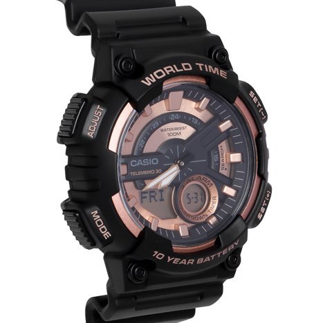 Đồng hồ Nam Casio AEQ-110W-1A3VDF Màu Đen