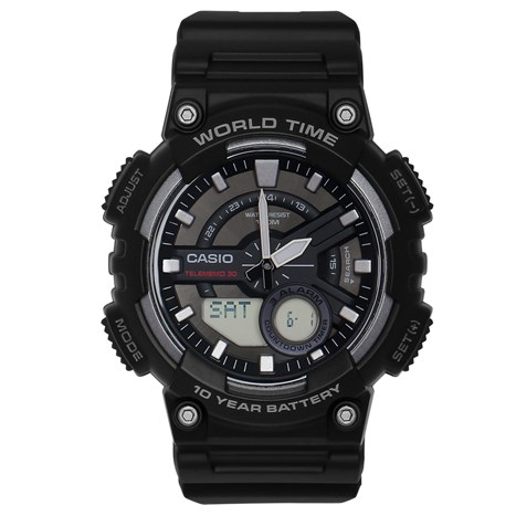 Đồng hồ CASIO 45.5 mm Nam AEQ-110W-1AVDF Màu Đen