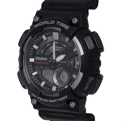 Đồng hồ CASIO 45.5 mm Nam AEQ-110W-1AVDF Màu Đen