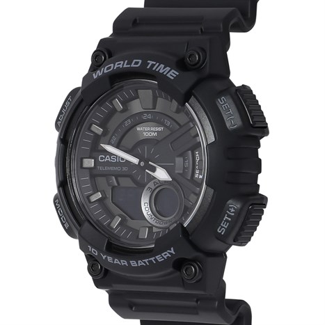 Đồng hồ CASIO 45.5 mm Nam AEQ-110W-1BVDF Màu Đen