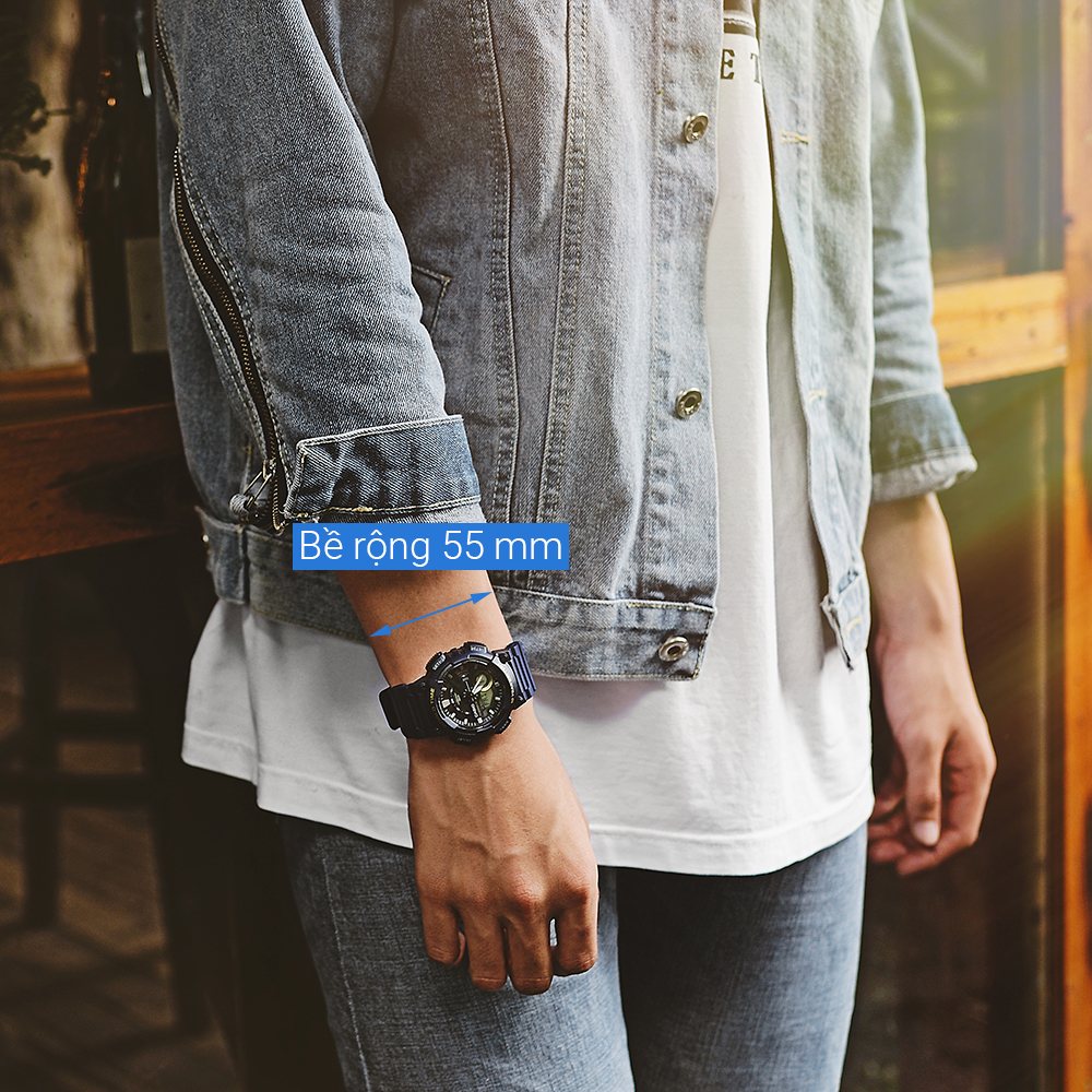 Đồng hồ CASIO 45.5 mm Nam AEQ-110W-2AVDF