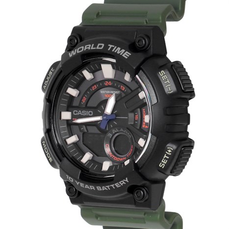 Đồng hồ Nam Casio AEQ-110W-3AVDF Màu Đen