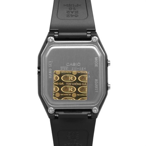 Đồng hồ CASIO 30 mm Nam AW-48HE-1AVDF Màu Đen