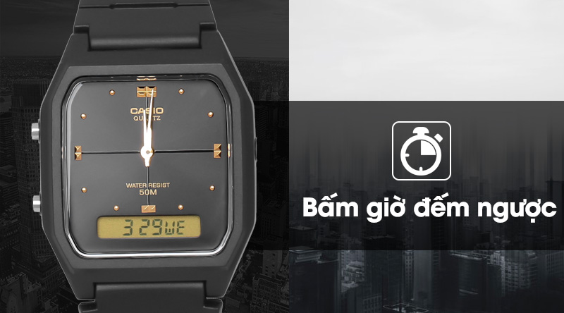 Đồng hồ nam Casio AW-48HE-1AVDF có bấm giờ đếm ngược Đồng hồ nam Casio AW-48HE-1AVDF có bấm giờ đếm ngược