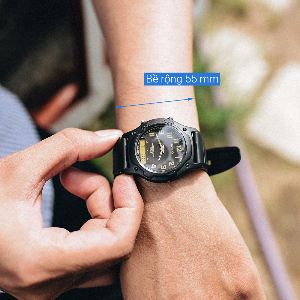 Đồng hồ CASIO 37.2 mm Nam AW-49H-1BVDF