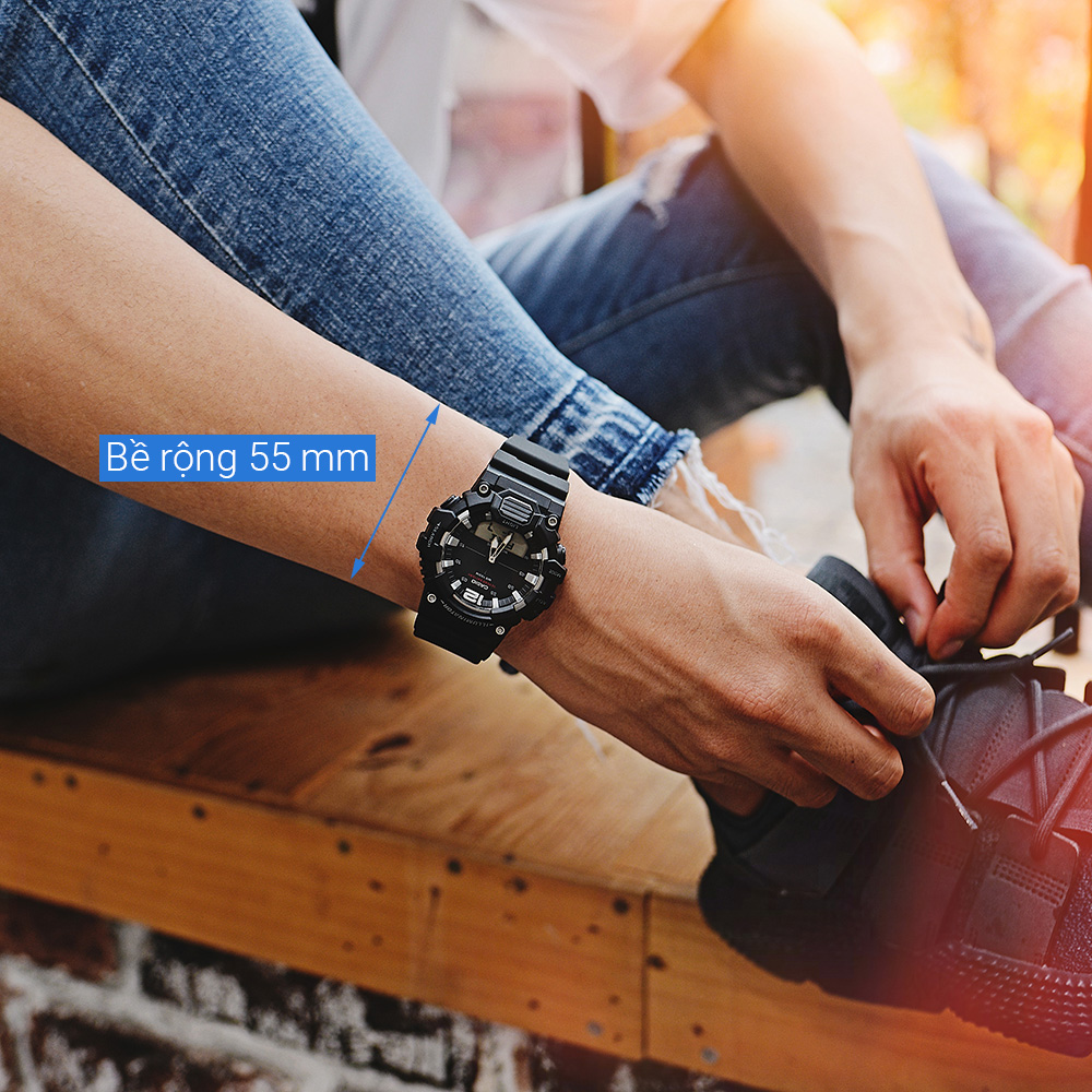 Đồng hồ CASIO 46 mm Nam HDC-700-1AVDF