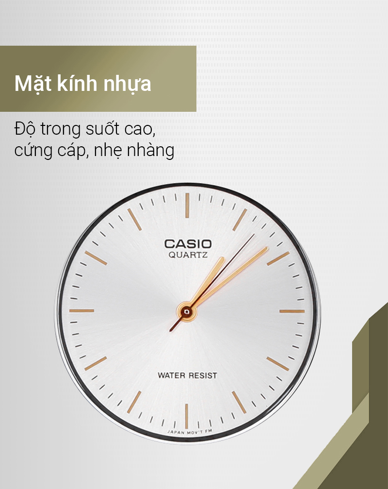 Đồng hồ Nam Casio MQ-24-7E2LDF có mặt kính nhựa trong suốt