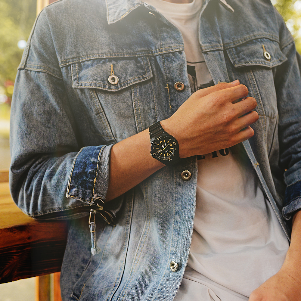 Đồng hồ CASIO 43 mm Nam MRW-200H-1B3VDF