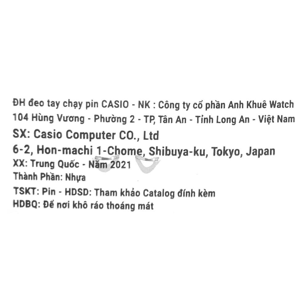 Đồng hồ Nam Casio MRW-200H-9BVDF
