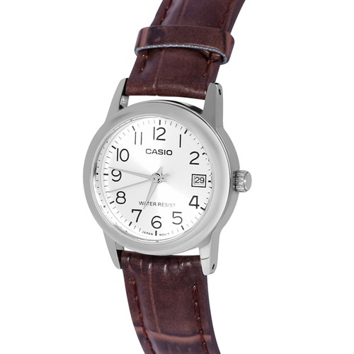 Đồng hồ CASIO 25 mm Nữ LTP-V002L-7B2UDF Màu Nâu