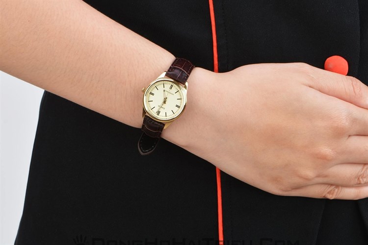 Đồng hồ CASIO 28 mm Nữ LTP-V005GL-1BUDF Màu Nâu