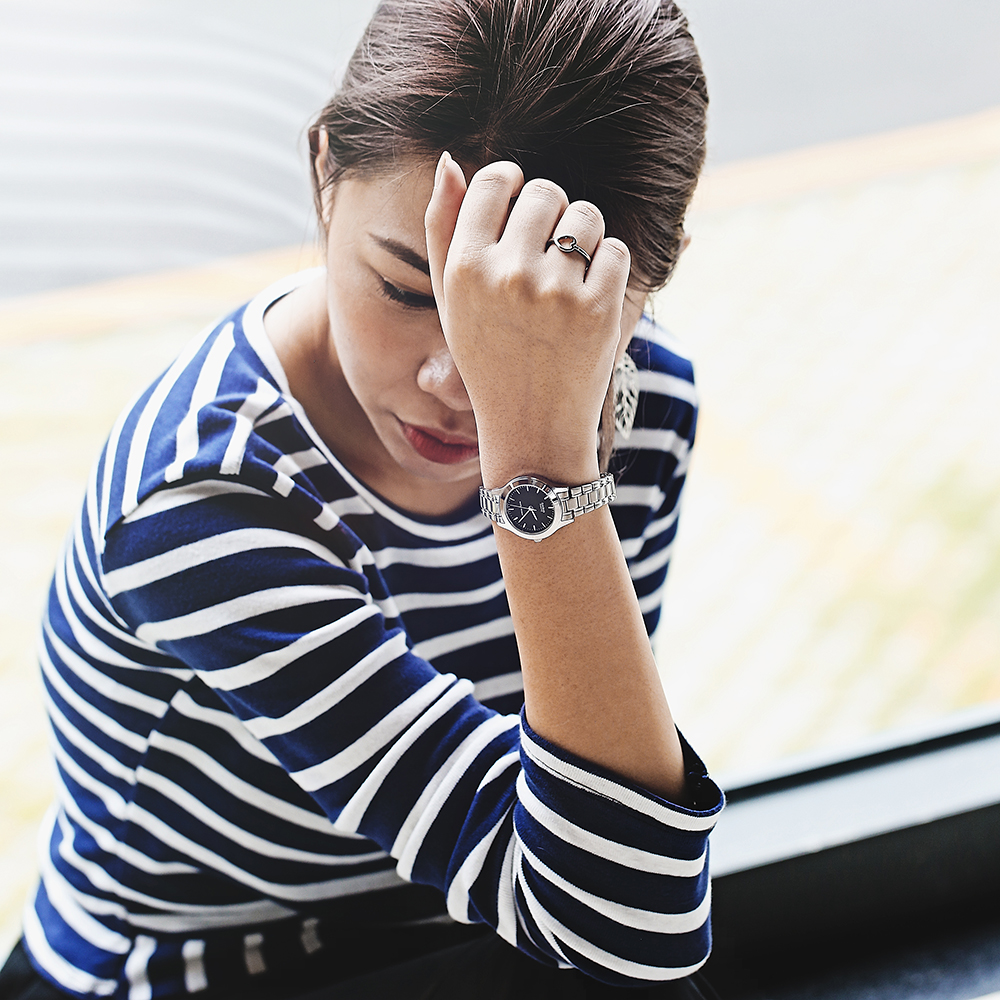 Đồng hồ CASIO 27 mm Nữ LTP-1128A-1ARDF