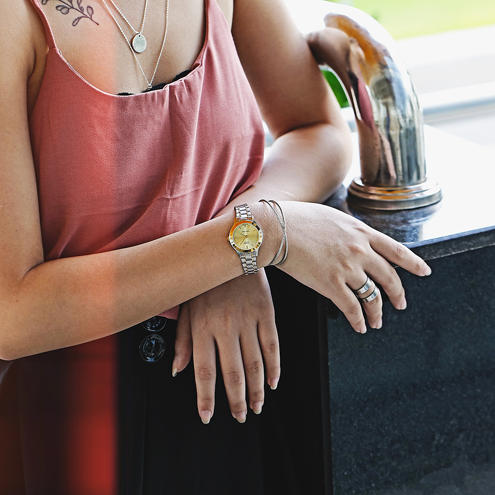 Đồng hồ CASIO 27 mm Nữ LTP-1128G-9ARDF