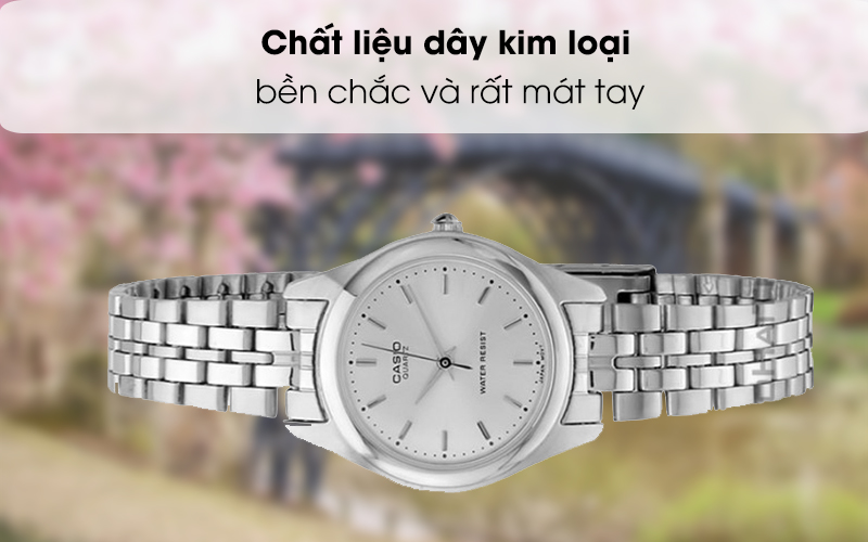 Đồng hồ nữ Casio LTP-1129A-7ARDF với dây đeo kim loại Đồng hồ nữ Casio LTP-1129A-7ARDF với dây đeo kim loại