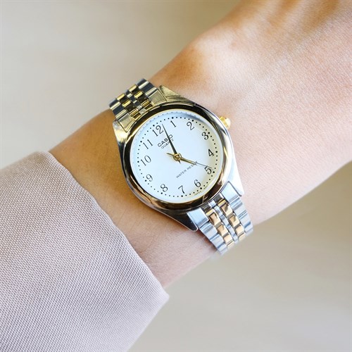 Đồng hồ CASIO 27 mm Nữ LTP-1129G-7BRDF Màu Bạc