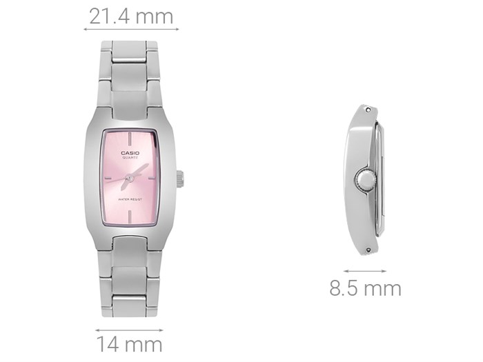 Đồng hồ CASIO 21.4 mm Nữ LTP-1165A-4CDF Màu Bạc