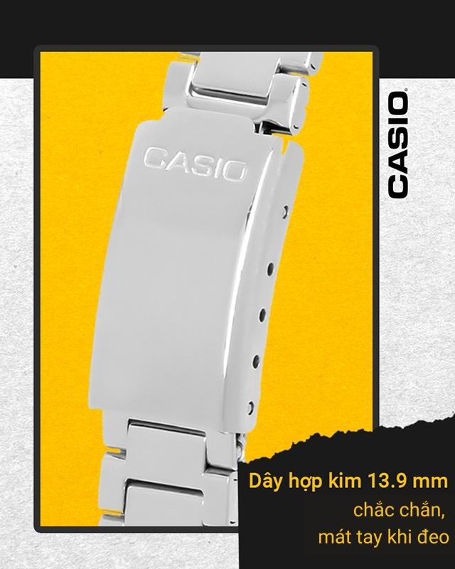 Đồng hồ CASIO 26.1 mm Nữ LTP-1170A-7ARDF Màu Bạc