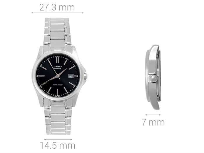 Đồng hồ Nữ Casio LTP-1183A-1ADF Màu Bạc