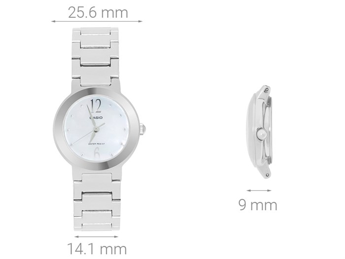Đồng hồ Nữ Casio LTP-1191A-7ADF Màu Bạc