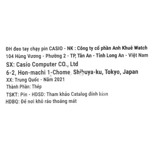 Đồng hồ CASIO 26 mm Nữ LTP-1242SG-1CDF Màu Bạc