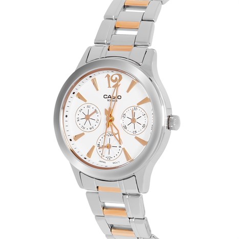 Đồng hồ CASIO 32 mm Nữ LTP-2085SG-7AVDF Màu Bạc