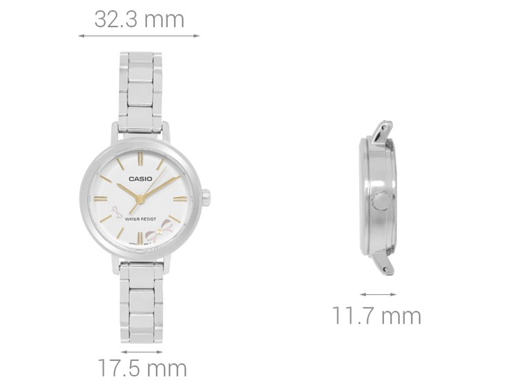 Đồng hồ Nữ Casio LTP-E146D-7ADF Màu Bạc