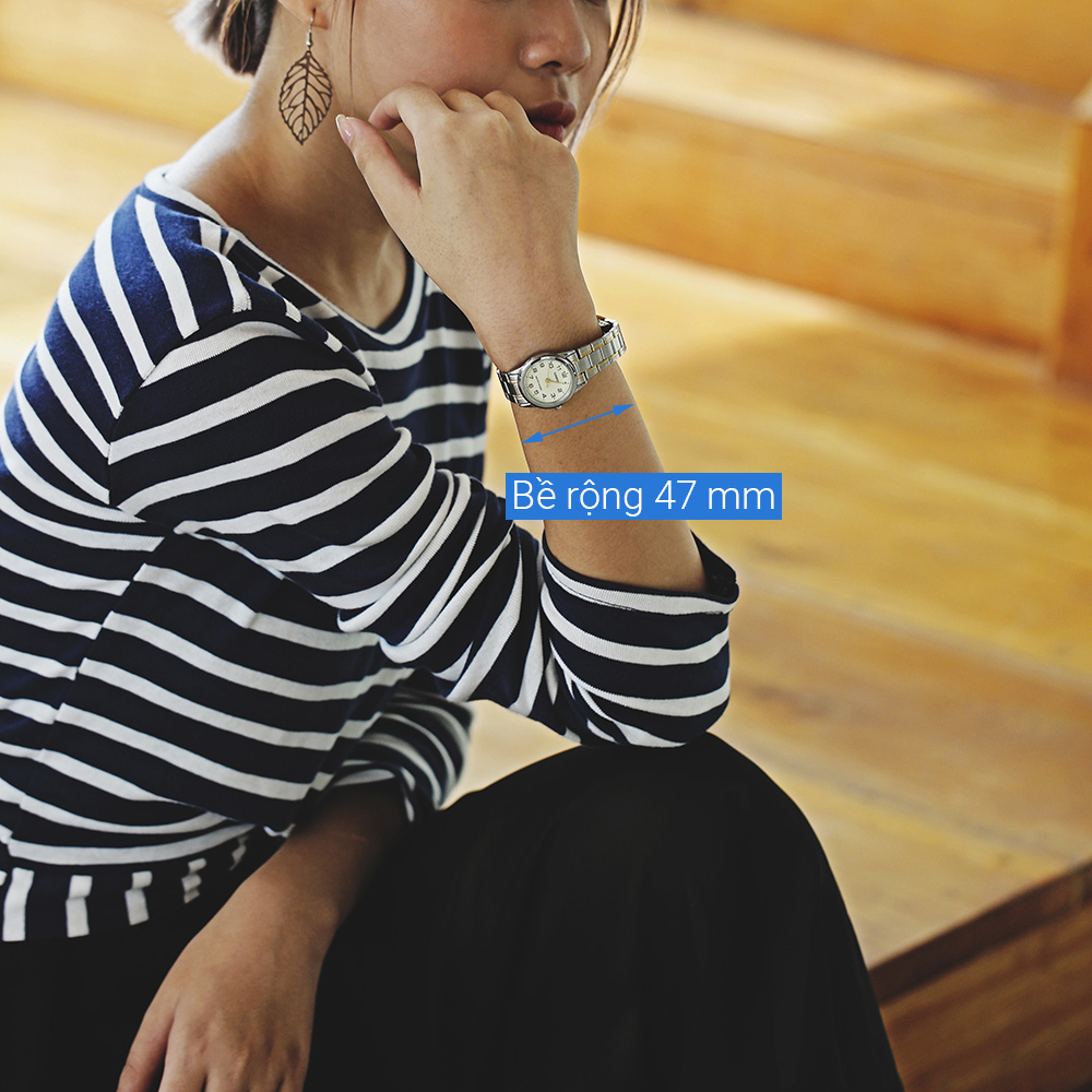 Đồng hồ CASIO 25.2 mm Nữ LTP-V001SG-9BUDF