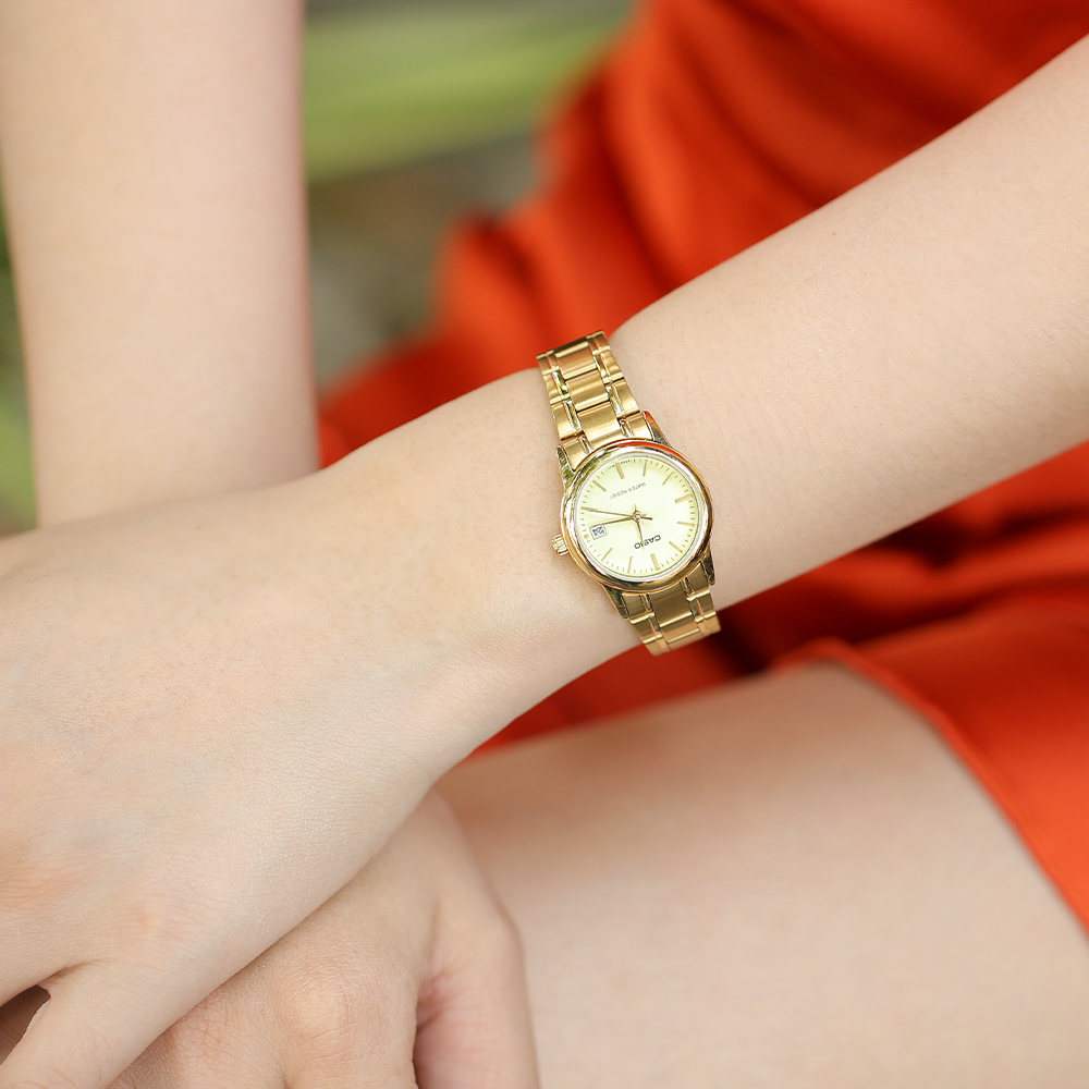 Đồng hồ CASIO 25 mm Nữ LTP-V002G-9AUDF