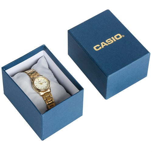 Đồng hồ CASIO 25 mm Nữ LTP-V002G-9AUDF Màu Vàng